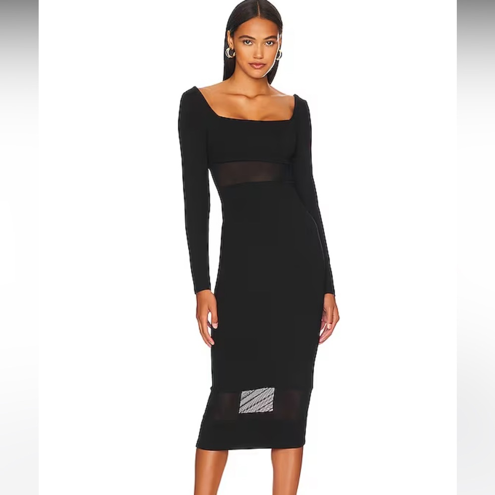 Black bodycon dress, never worn!
